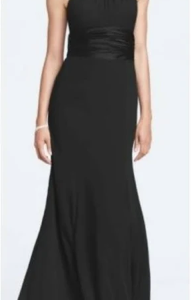 Long Chiffon Halter